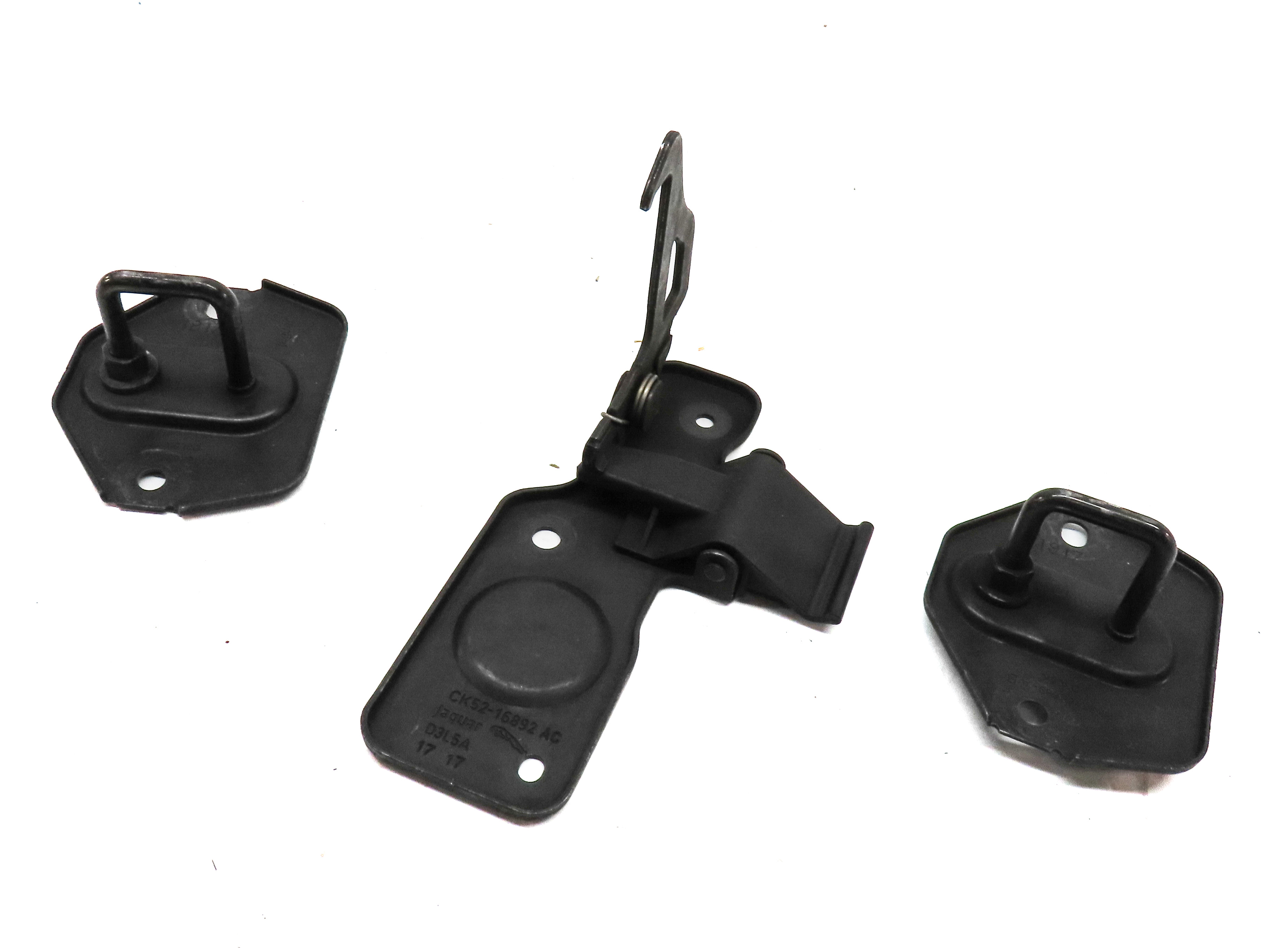 2017 LAND ROVER DISCOVERY (L462) FRONT HOOD RELEASE SAFETY LATCH LOCK SET-3 — exact item pictured